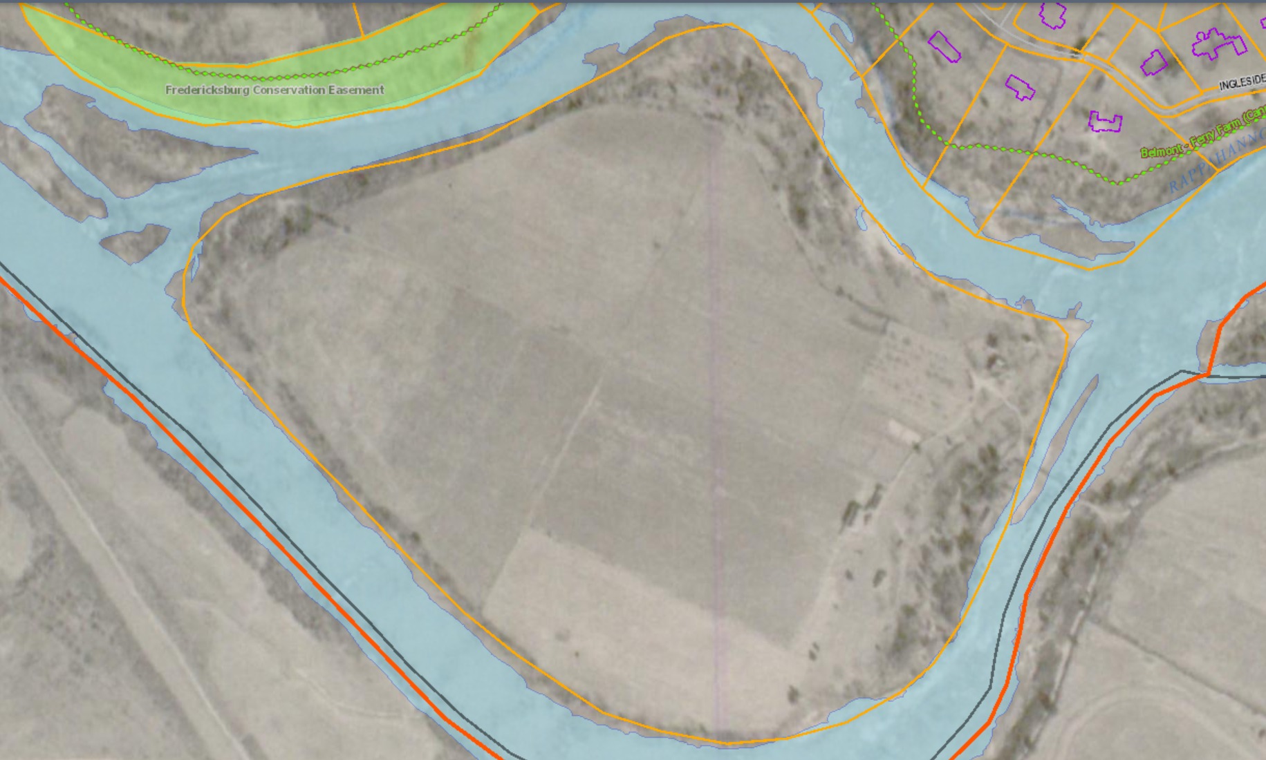 Historical map overlay